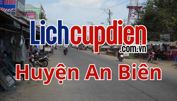 lịch cúp điện Huyện An Biên