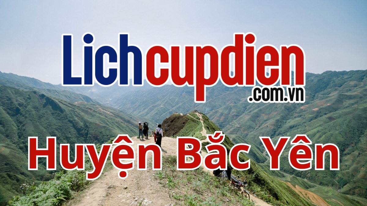 Lịch cúp điện huyện Bắc Yên