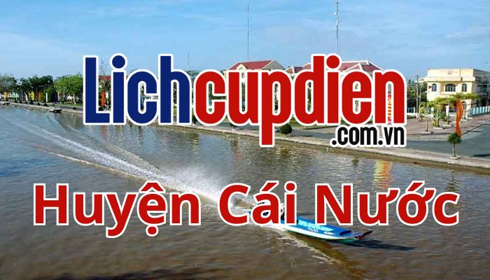 lịch cúp điện huyện cái nước