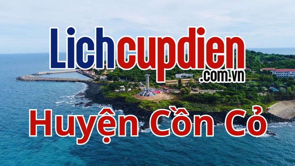 Lịch cúp điện huyện Cồn Cỏ