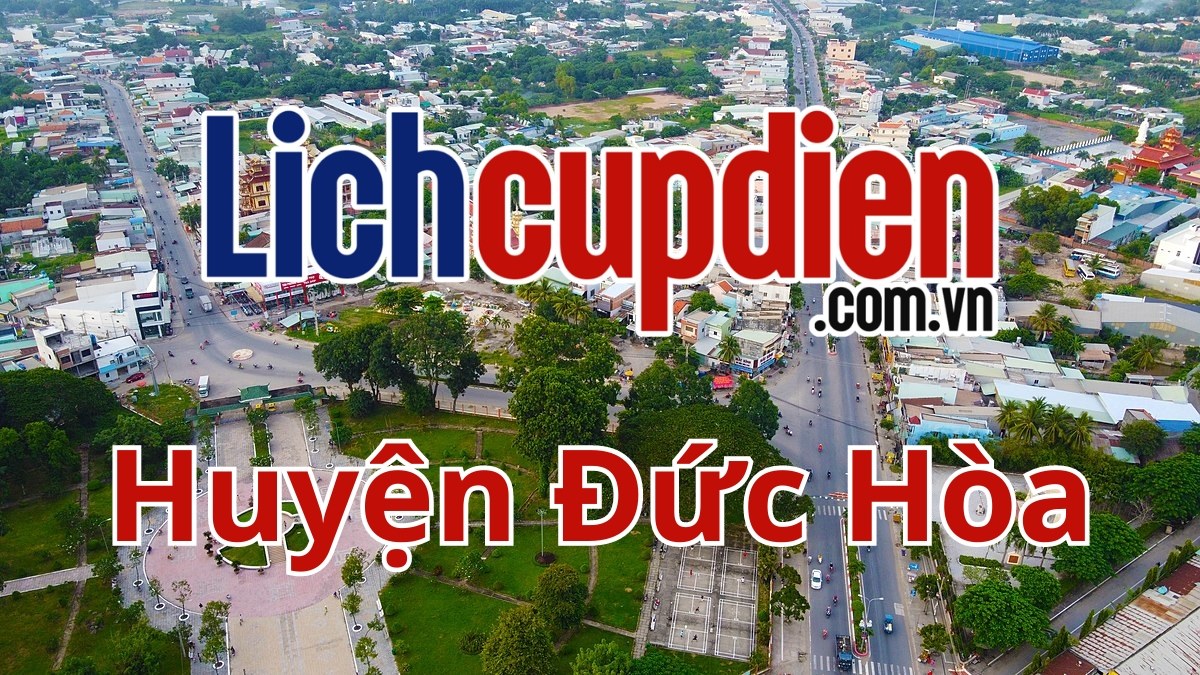 lịch cúp điện huyện Đức Hòa