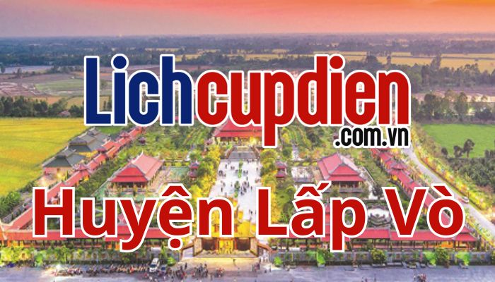 Lịch cúp điện huyện Lấp Vò