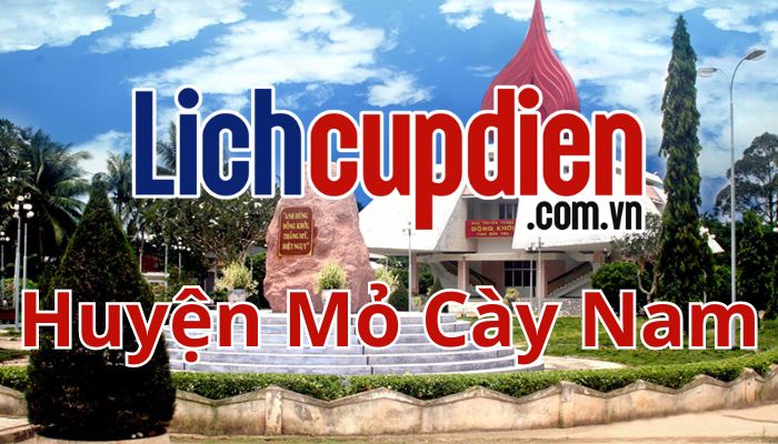 lịch cúp điện huyện mỏ cày nam