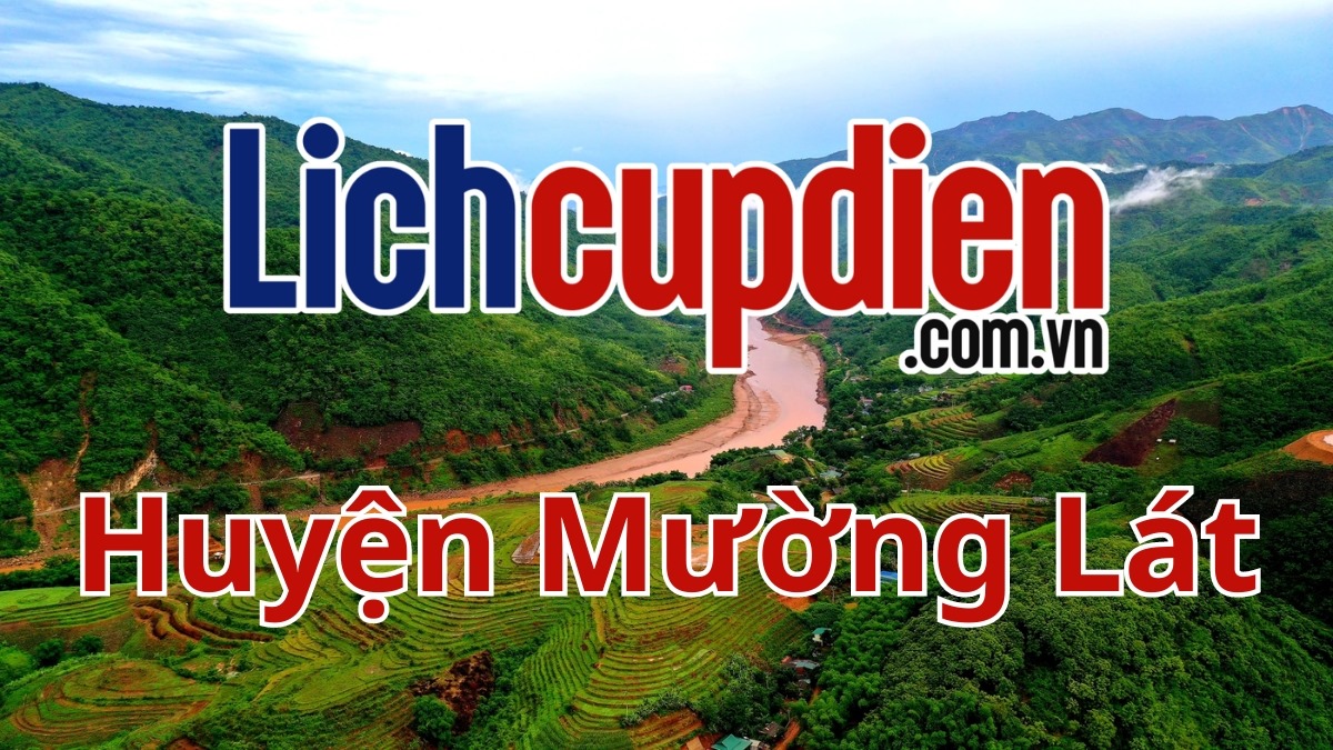 Lịch cúp điện Huyện Mường Lát