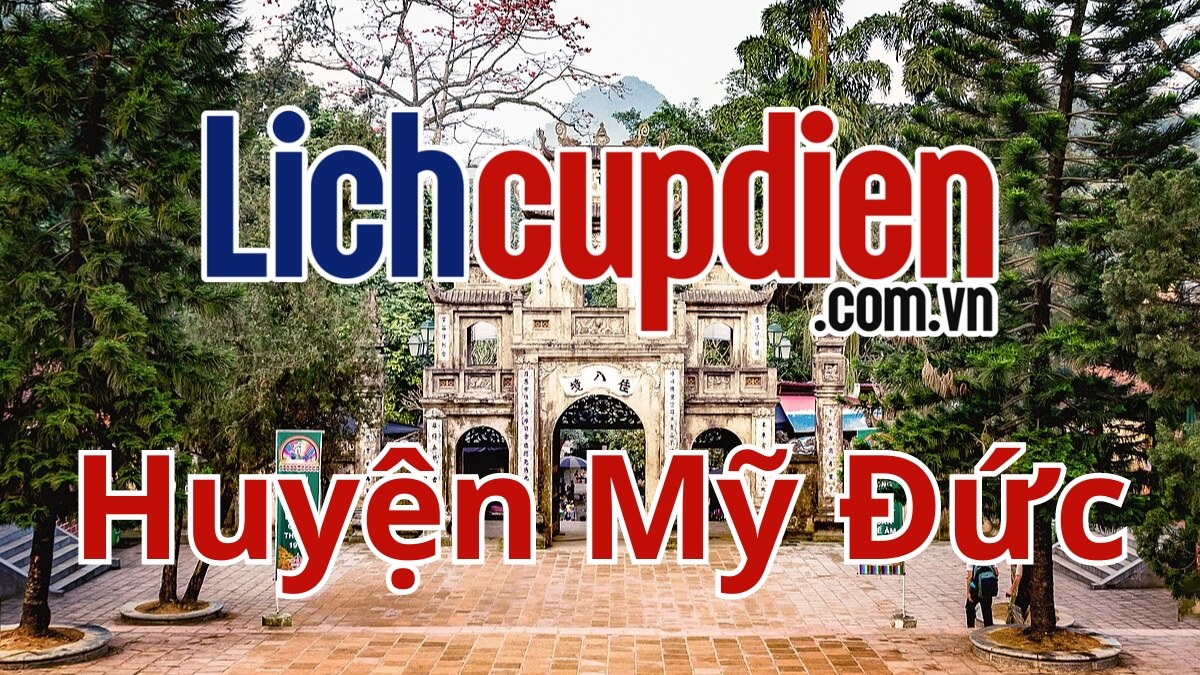 Lịch cúp điện huyện Mỹ Đức