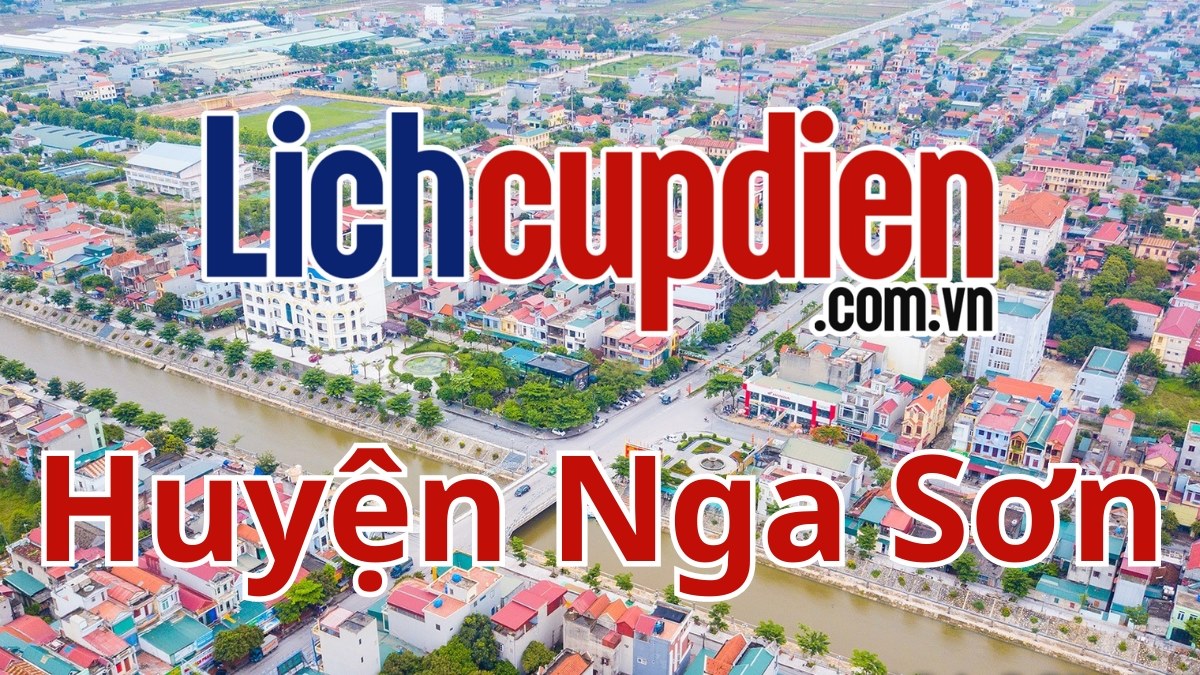 Lịch cúp điện Huyện Nga Sơn