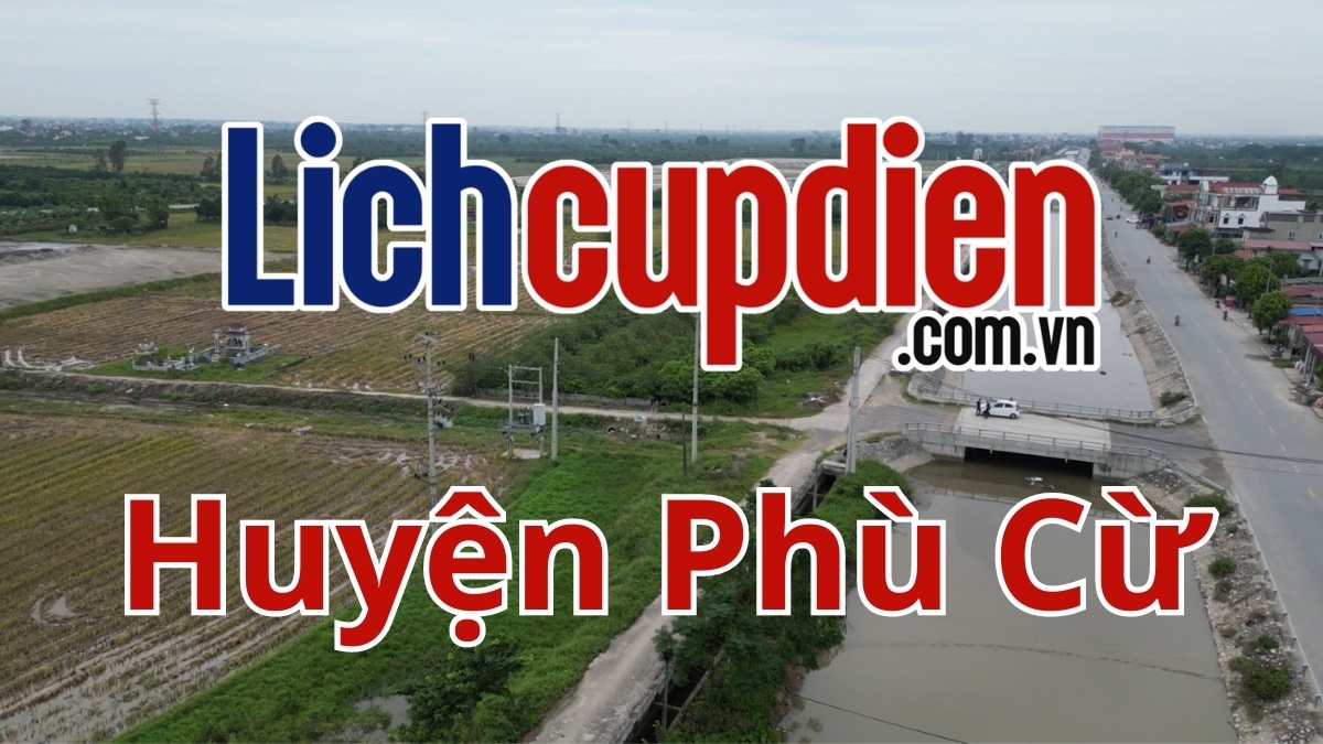 Lịch cúp điện huyện Phù Cừ