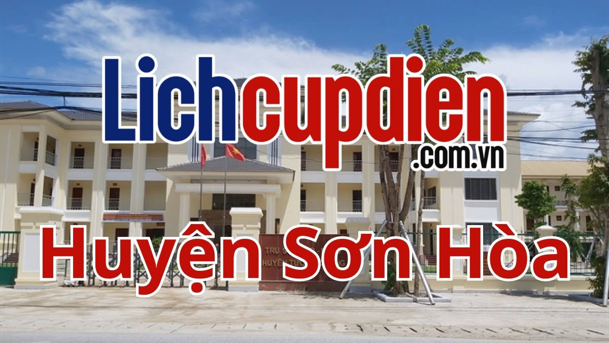 lịch cúp điện huyện sơn hòa