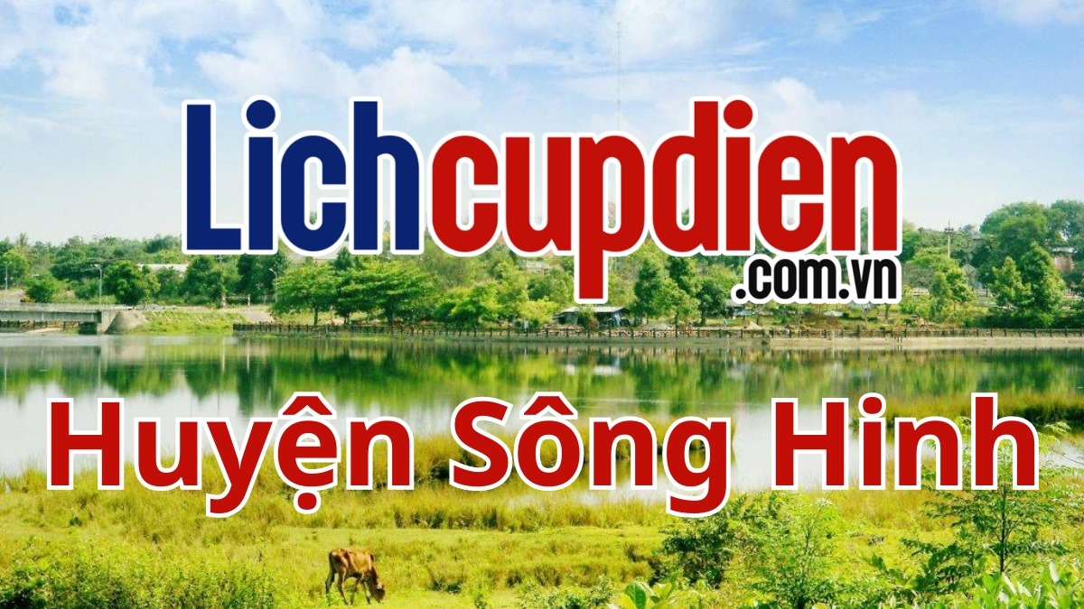 lịch cúp điện huyện sông hinh