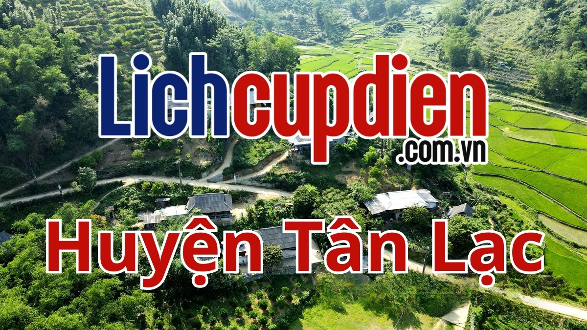 Lịch cúp điện huyện Tân Lạc