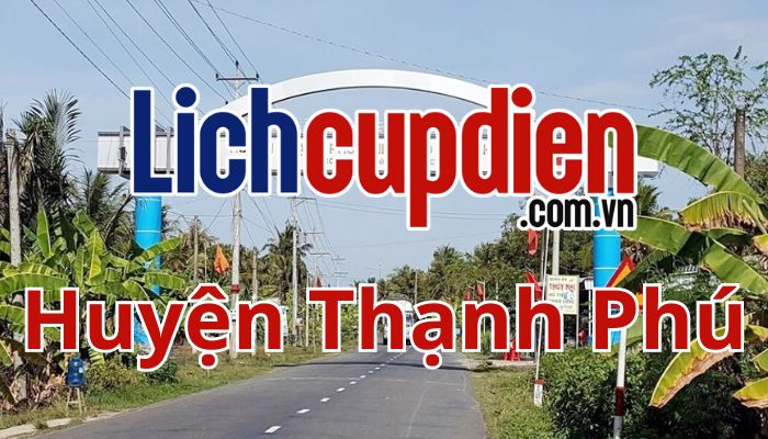 lịch cúp điện huyện thạnh phú