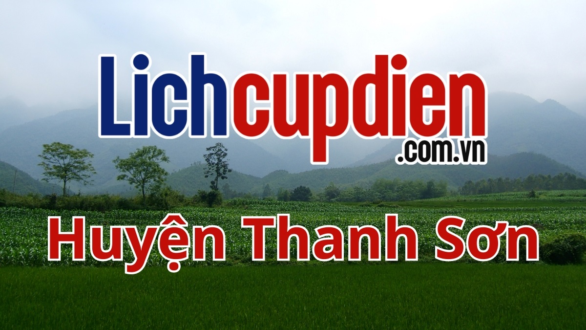 Lịch cúp điện huyện Thanh Hóa