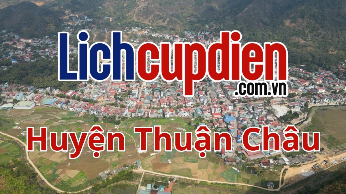 Lịch cúp điện huyện Thuần Châu