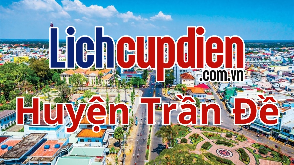 Lịch cúp điện huyện Trần Đề