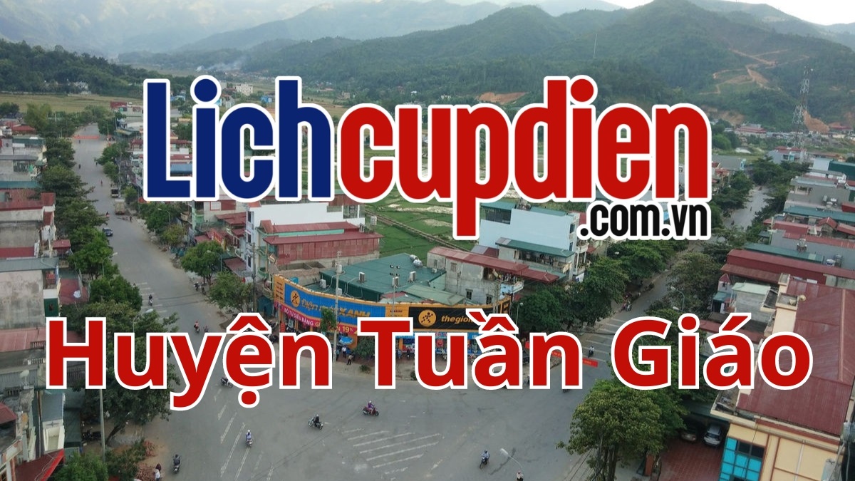 Lịch cúp điện huyện Tuần Giáo