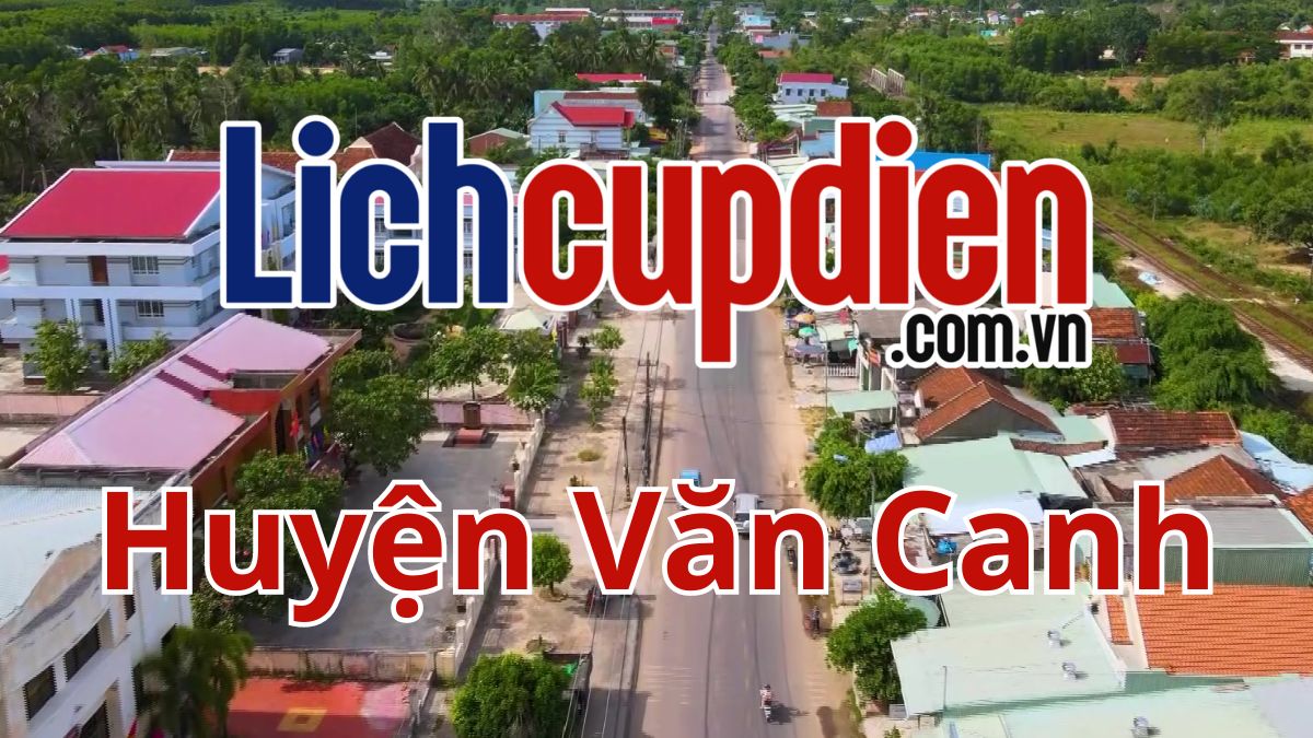 lịch cúp điện huyện văn canh