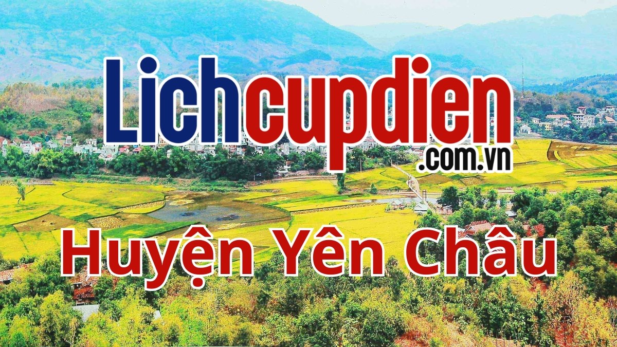 Lịch cúp điện huyện Yên Châu