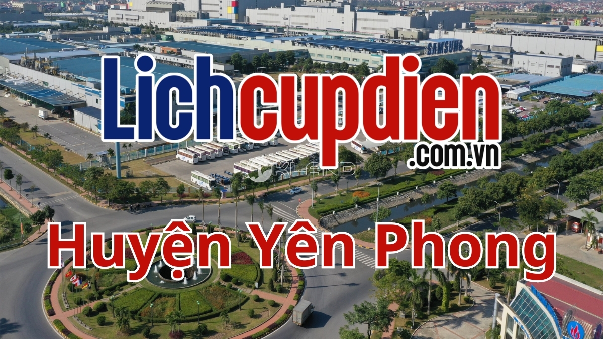 Lịch cúp điện huyện Yên Phong