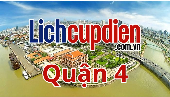 lịch cúp điện quận 4
