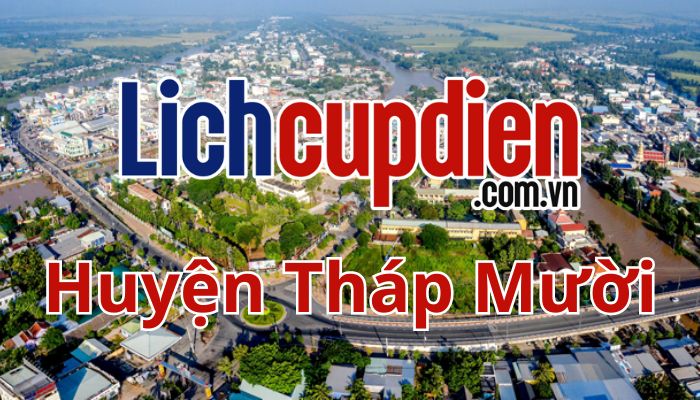 Lịch cúp điện huyện Tháp Mười